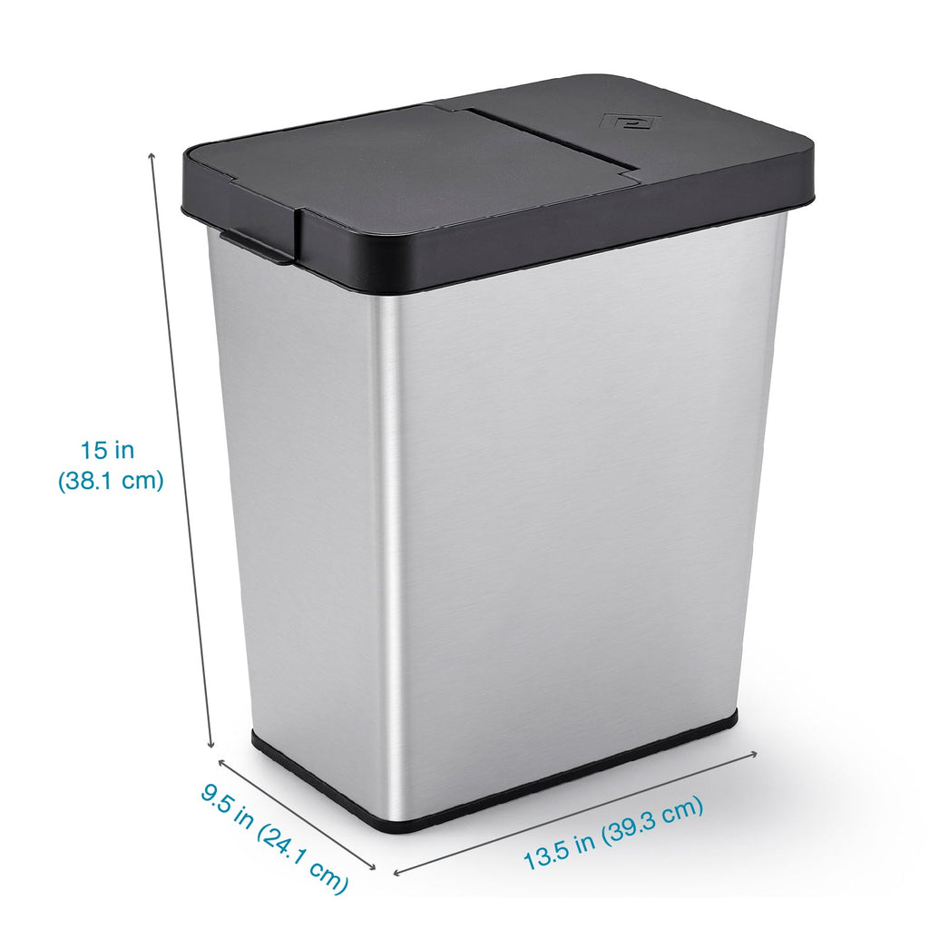 6-Gallon Waste Bin with Removable Lid