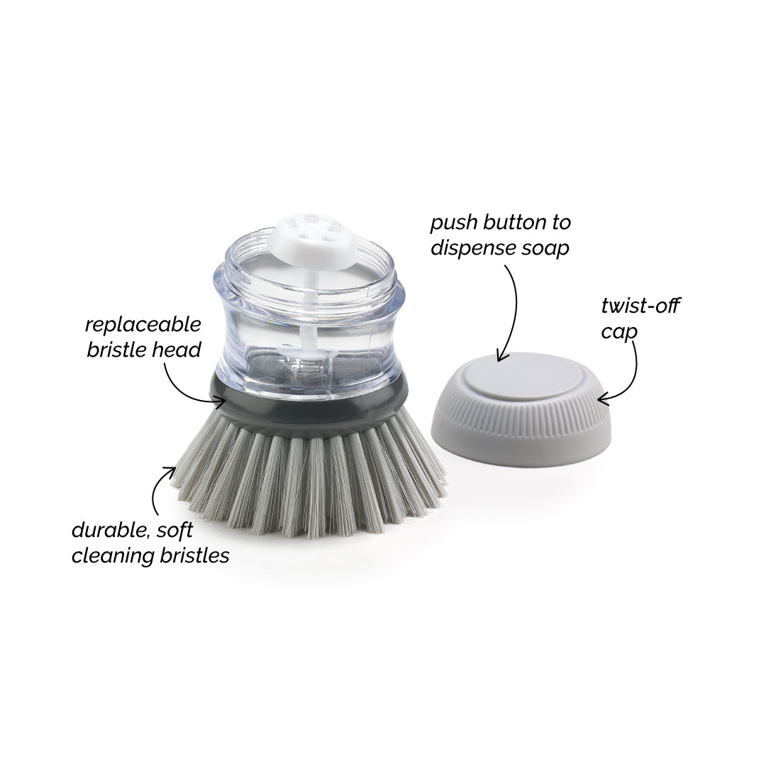 Soap Dispensing Palm Brush