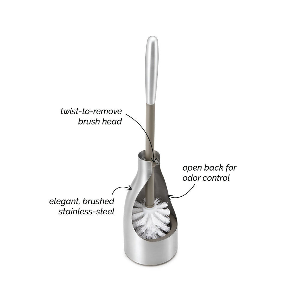Stainless Steel Toilet Brush Caddy