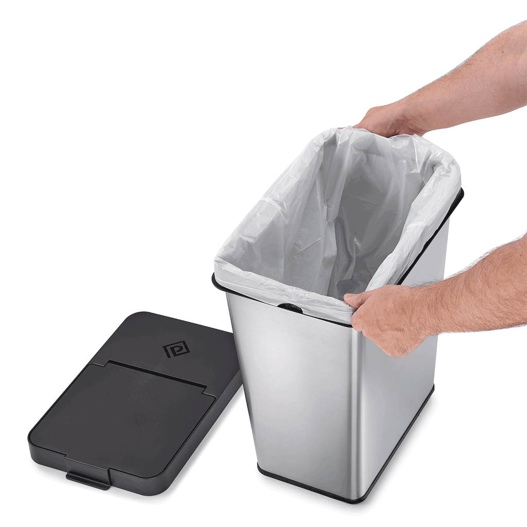 6-Gallon Waste Bin with Removable Lid