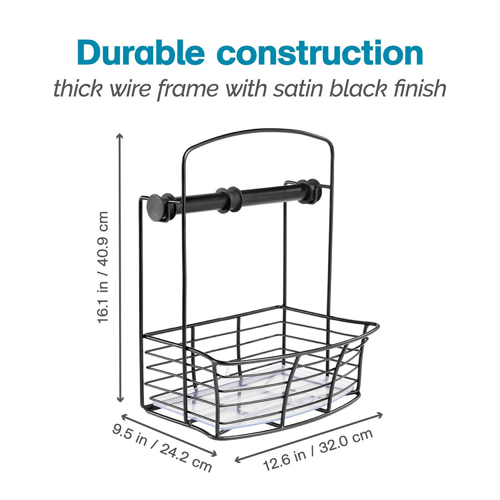 Countertop Storage Bin with Paper Towel Holder