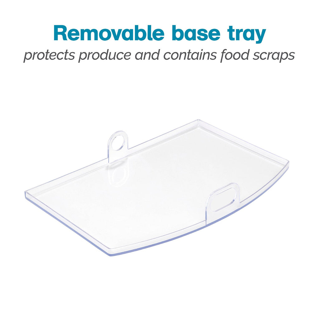 Countertop Storage Bin with Paper Towel Holder