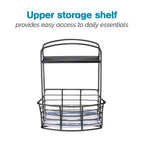 Countertop Storage Bin with Shelf
