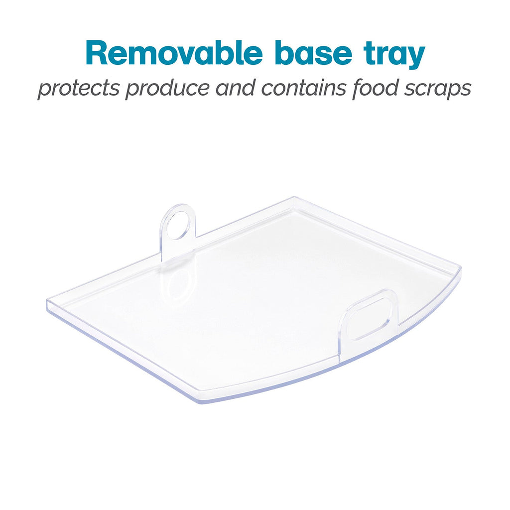 Countertop Storage Bin with Shelf
