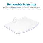 Countertop Storage Bin with Shelf