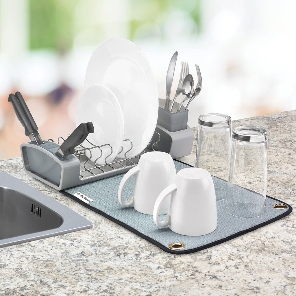 Fold-Away Dish Rack