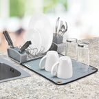 Fold-Away Dish Rack