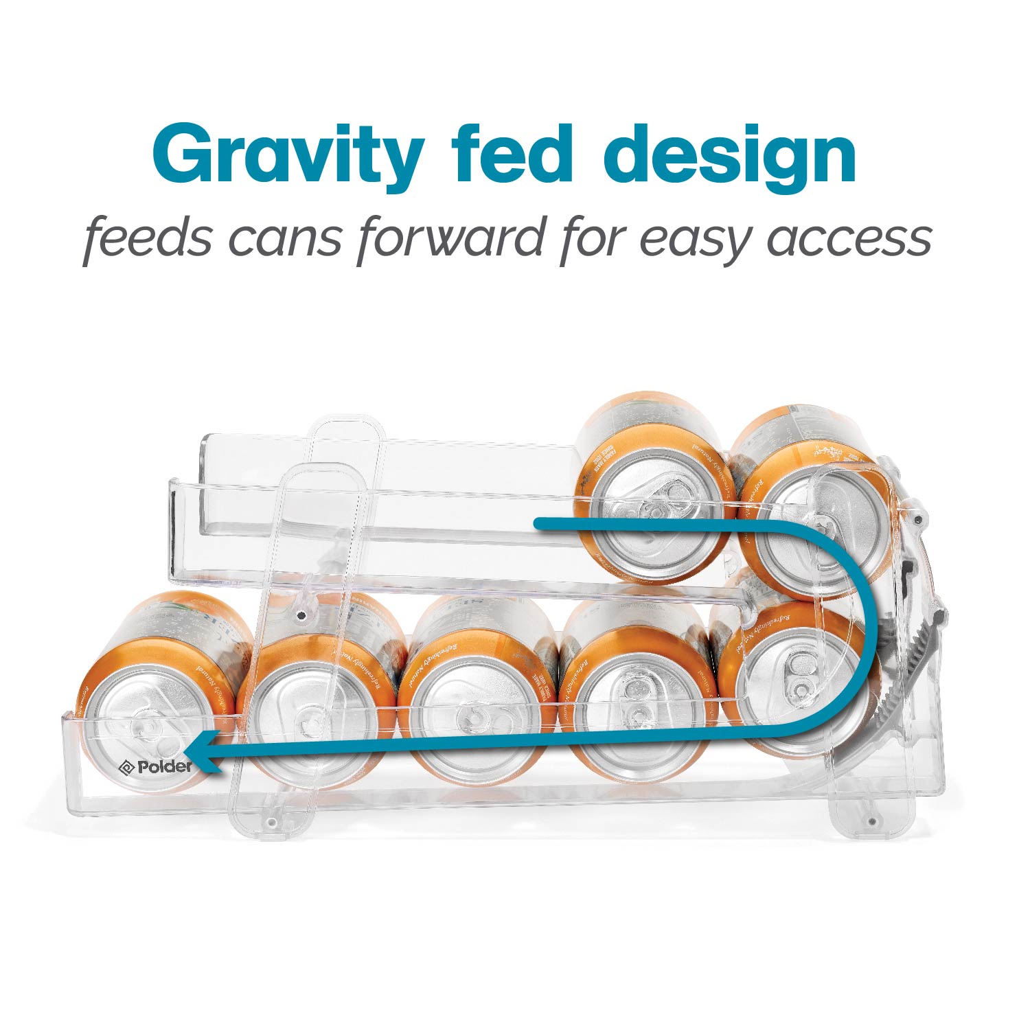 Gravity Feed Can Dispenser