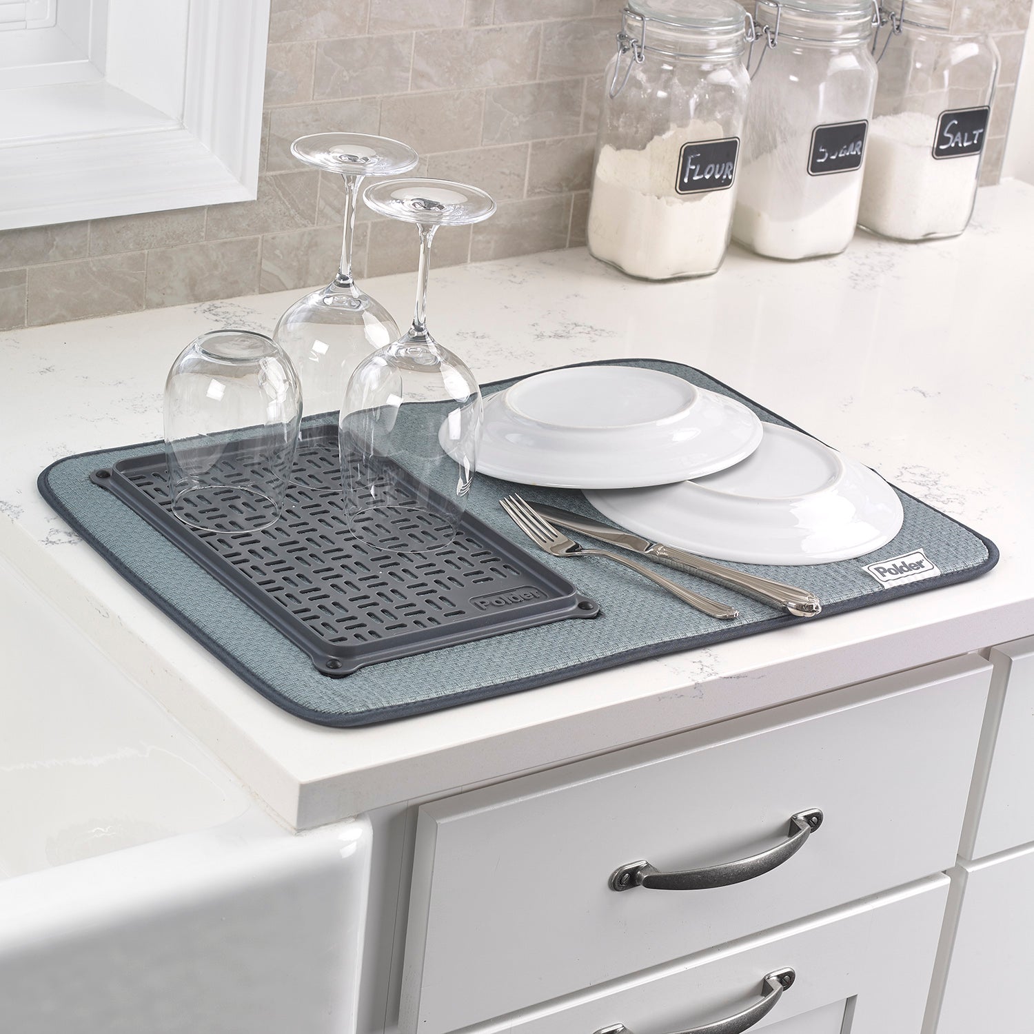 Microfiber Mat with Tray